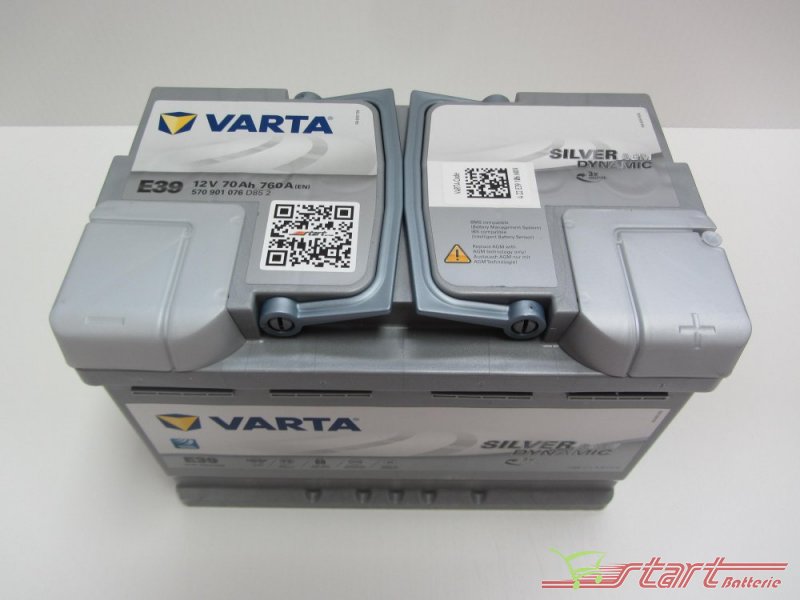 Batería Varta E39 - AGM - 12V - 70Ah - 760A